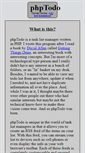 Mobile Screenshot of phptodo.godshell.com